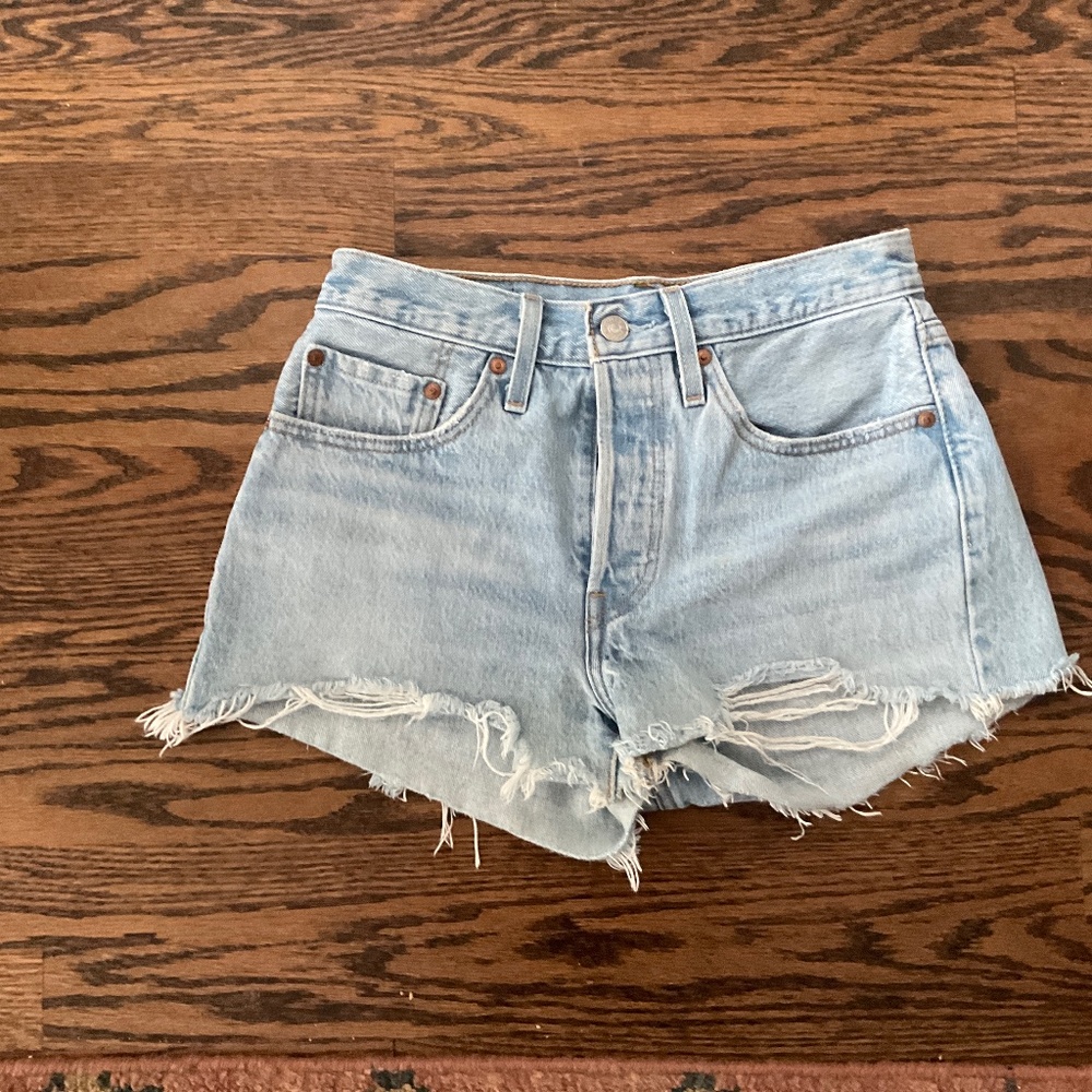 Women’s Levi’s denim cut=offs, size 26